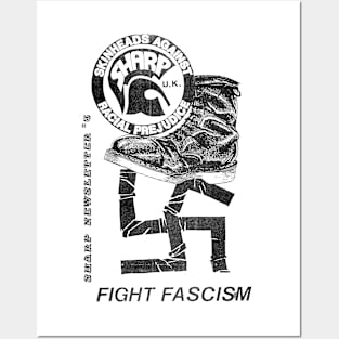 Skinheads Against Racial Prejudice Fight Fascism Posters and Art